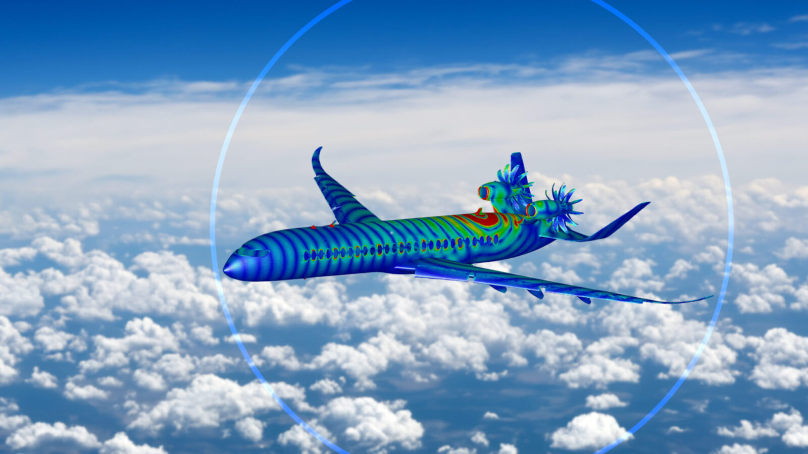 simulia airplane Antenna placement